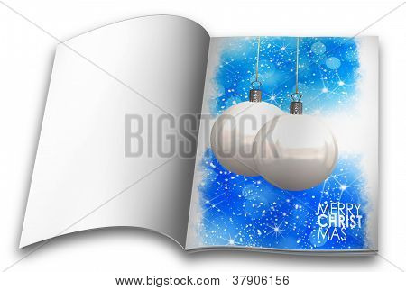Boules de Noël isolé livres d'images
