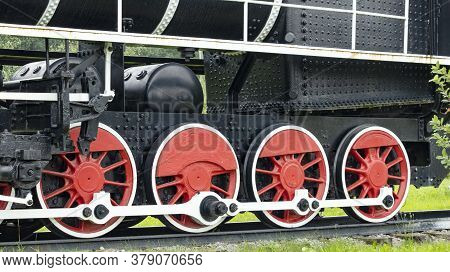 Wheel Of A Pre-revolutionary Soviet Steam Locomotive