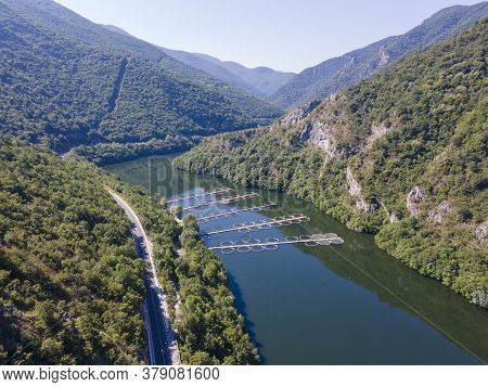Aerial View Of Krichim Reservoir, Rhodopes Mountain, Plovdiv Region, Bulgaria