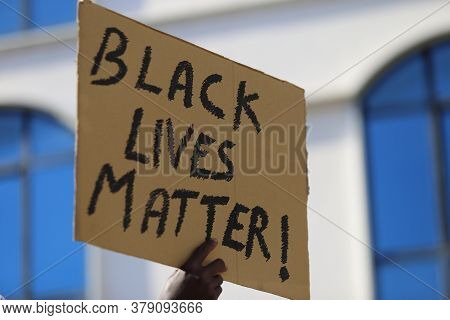 Cassino, Italia - 27 Giugno 2020: Blacks Lives Matter