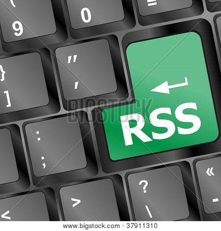 소프트 포커스와 키보드에 Rss 단추