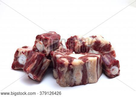 Butchers Tail Cleaned And Cut Into Pieces