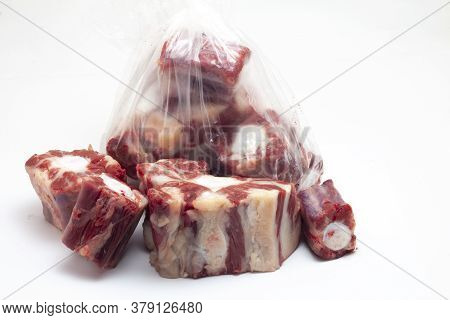 Butchers Tail Cleaned And Cut Into Pieces