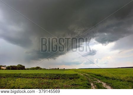 A Tornado Or Twister Is An Atmospheric Whirlwind That Occurs In A Cumulonimbus Thundercloud And Spre