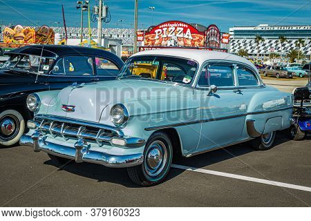 Daytona Beach, Fl / Usa - March 25, 2018: 1954 Chevrolet 210 2-door Coupe At The Spring 2018 Daytona