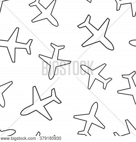 Plane Icon Flat Style Vector & Photo (Free Trial) | Bigstock