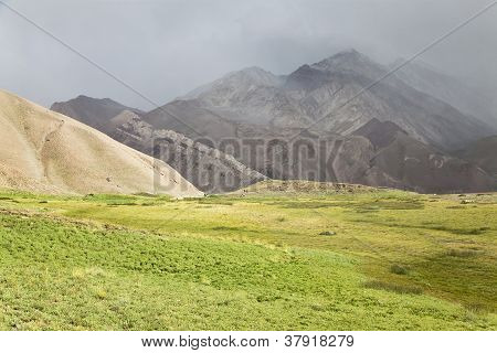 Aconcagua Valley Covered By Clouds