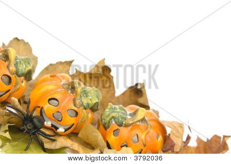 Halloween-Serie auf weiß