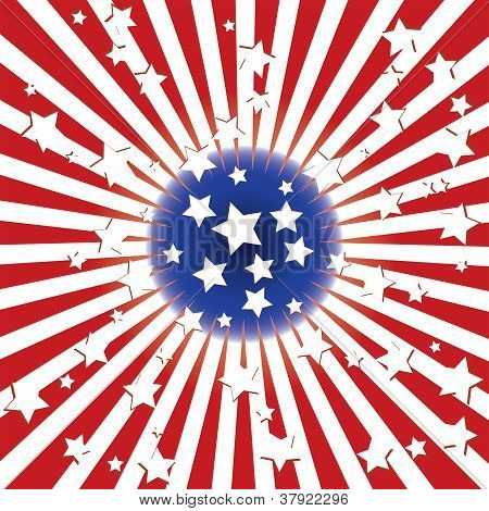 Sfondo bandiera americana