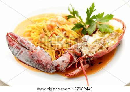 Tagliolini homár