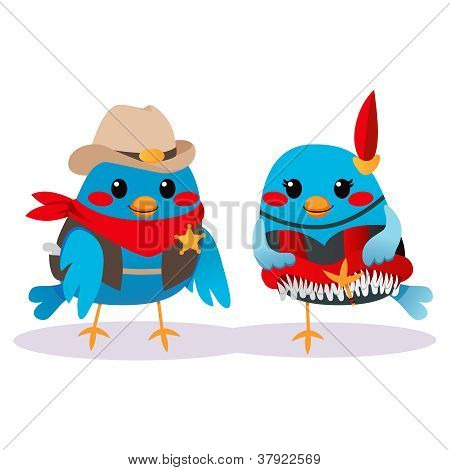 Oiseaux du Far West