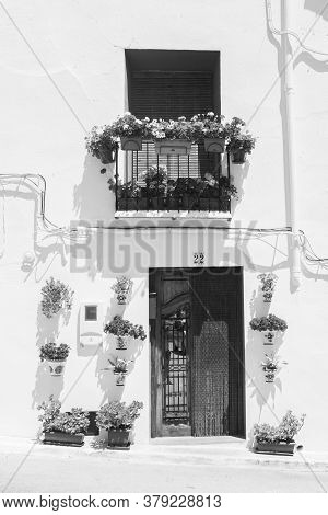 Chelva, Spain - June 29, 2020: View From The Empty Streets Of The Village In Summer After Covid-19 L