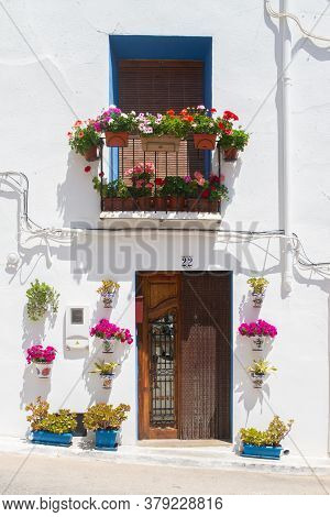 Chelva, Spain - June 29, 2020: View From The Empty Streets Of The Village In Summer After Covid-19 L