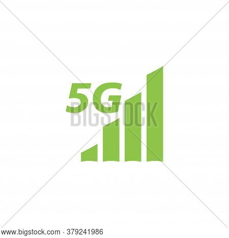 5g Network Icon Design Template Vector Isolated