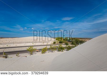 White Sand Dunes Between Mui Ne And Phan Rang