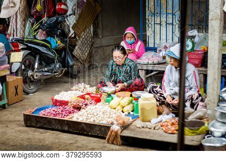 Fish Market Cho In Phan Rang, Vietnam