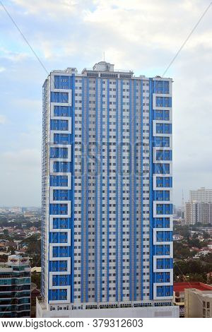 Quezon City, Ph - July 29 - Princeton Residences Condominium Facade On July 29, 2018 In Quezon City,
