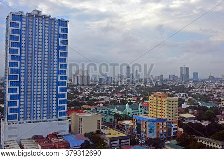 Quezon City, Ph - July 29 - Quezon City Daytime Overview On July 29, 2018 In Quezon City, Philippine