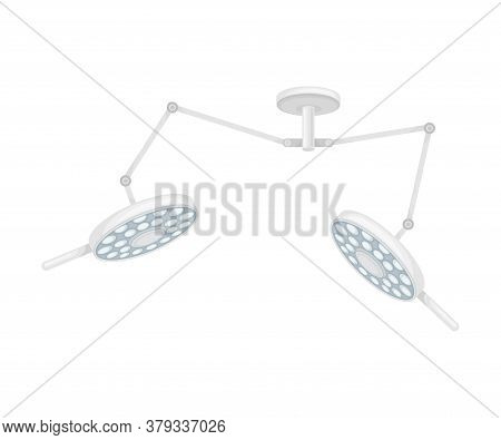 Surgical Light Or Operating Light For Assisting During Surgical Procedure Vector Illustration