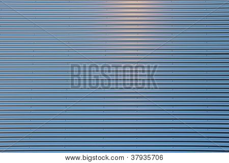 BlueCorrugatedSteelPlate