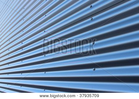 BlueCorrugatedSteelPlate