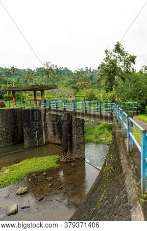 Jatiluwih, Bali Indonesia - April 22, 2013: View Of Jatiluwih Mountain Region Of Bali Island. The Pl
