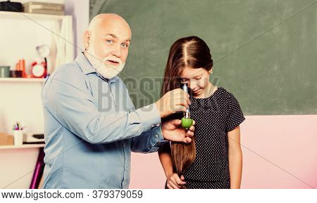 Microscopy. Analysis And Synthesis. Expand Knowledge Of World. Biological Sample. Mature Teacher Loo