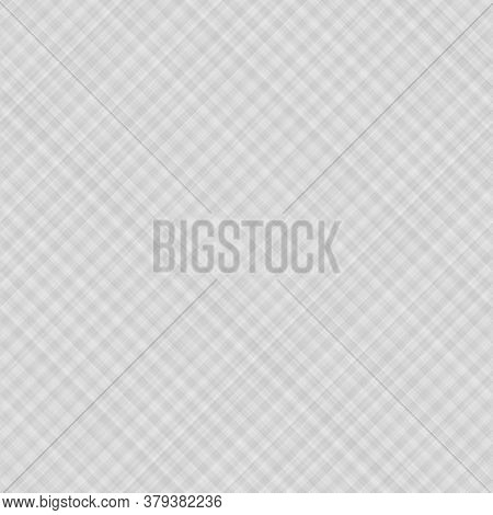 Seamless French Blue White Farmhouse Style Gingham Texture. Woven Linen Check Cloth Pattern Backgrou