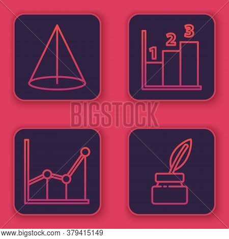 Set Line Graph, Schedule, Chart, Diagram, Sigma Symbol, Graph, Schedule, Chart, Diagram And Chalkboa