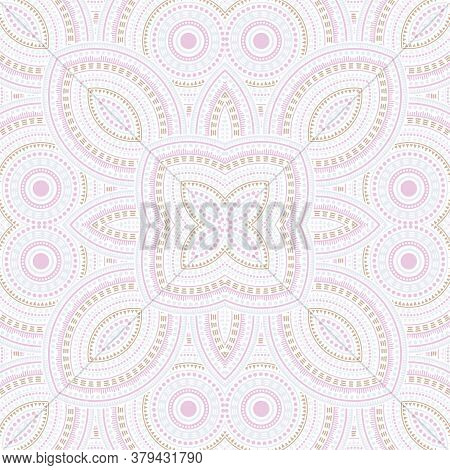 Fine Portugese Azulejo Tile Seamless Rapport. Geometric Texture Vector Swatch. Plaid Print Design. T