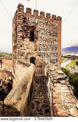 Sohail Castle In Fuengirola, Malaga Spain. Tourist Attraction, Place To Visit. Holidays On Costa Del