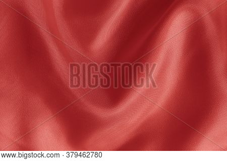 Rose Gold Fabric Cloth Texture For Background And Design Art Work, Beautiful Crumpled Pattern Of Sil