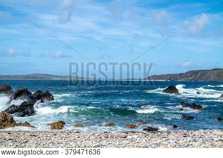 The Beautiful Coast Next To Carrickabraghy Castle - Isle Of Doagh, Inishowen, County Donegal - Irela