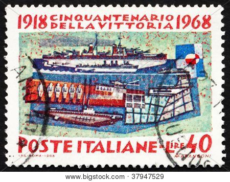 Postage stamp Italy 1968 TheNavy