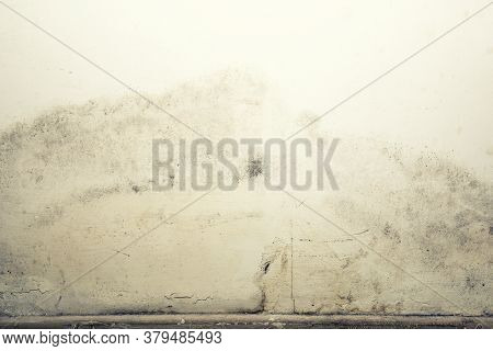 Flooding Rainwater Or Floor Heating Systems, Causing Damage, Peeling Paint And Mildew. - Image