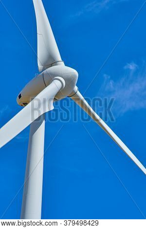 Electricity Wind Generators At Fehmarn Island. Renewable Energy And Environment Concept