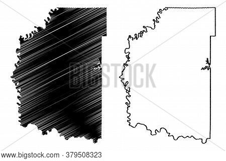 Daviess County, Indiana (u.s. County, United States Of America, Usa, U.s., Us) Map Vector Illustrati