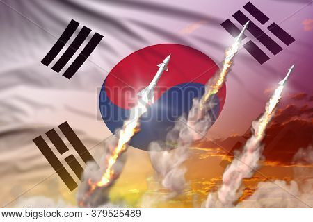 Republic Of Korea (south Korea) Ballistic Missile Launch - Modern Strategic Nuclear Rocket Weapons C