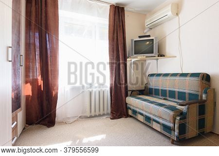 Interior Of An Economy Room In A Budget Hotel