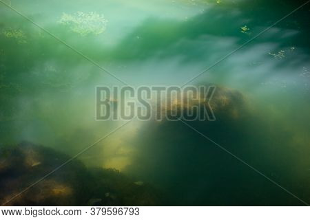 Krupajsko Vrelo (the Krupaj Springs) In Serbia, Beautiful Water Spring With Waterfals And Caves. Hea