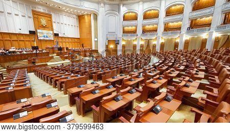 Bucharest, Romania - July 09, 2020: The Quarantine And Isolation Law In Case Of Epidemic Or Biologic