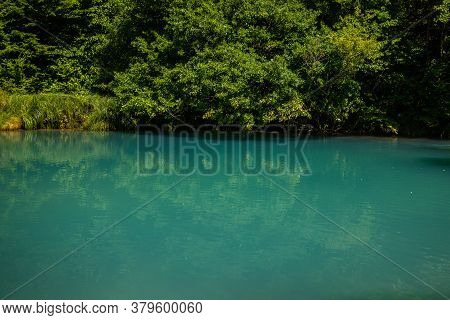 Krupajsko Vrelo (the Krupaj Springs) In Serbia, Beautiful Water Spring With Waterfals And Caves. Hea