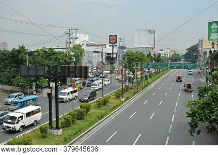 Quezon City, Ph - Nov 24 - Quezon Avenue On November 24, 2018 In Quezon City, Philippines.