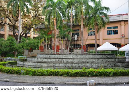 Manila, Ph - Nov 24 - Water Fountain At Mehan Garden On November 24, 2018 In Manila, Philippines.