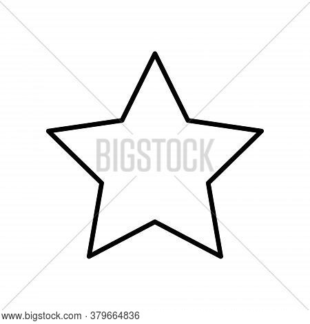 Star Icon. Symbol Of Nignt. Element For Web Design. Vector Illustration.