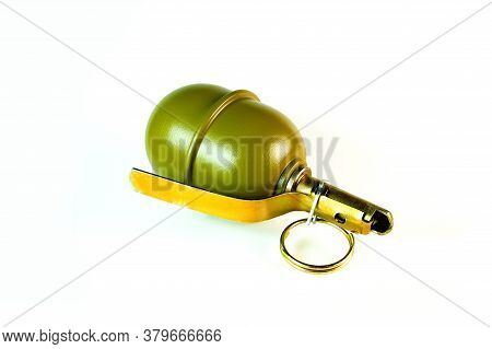 Combat Grenade Rgd-5 On A Light Background