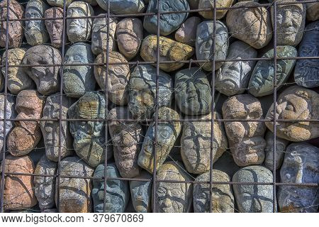 Russia, Moscow 05.04,2019   Memorial To The Victims Of Gulag. Winter. Moscow, Russia