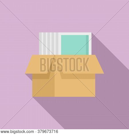 Windows Installation Box Icon. Flat Illustration Of Windows Installation Box Vector Icon For Web Des