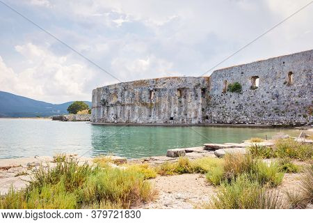 The Venetian Castle Of Agia Mavra (santa Maura), Lefkada Island, Greece.