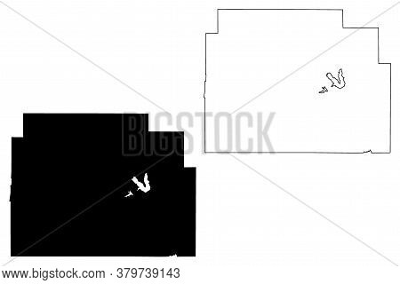 Morris County, Kansas (u.s. County, United States Of America, Usa, U.s., Us) Map Vector Illustration